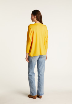 Pull manches chauve-souris en laine mérinos - Boxe 8252