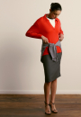 Pull col V oversize en cachemire - Apolline