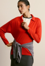 Pull col V oversize en cachemire - Apolline