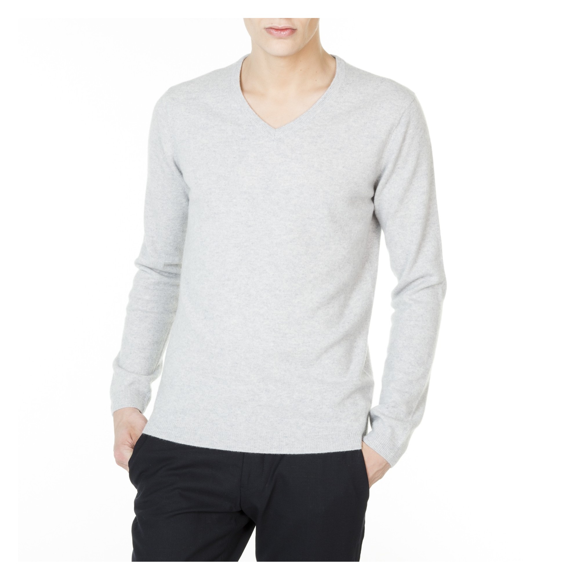 V neck cashmere sweater for men Eden