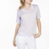 Polo T-shirt in Fil Lumière Lydie