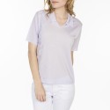Polo T-shirt in Fil Lumière Lydie