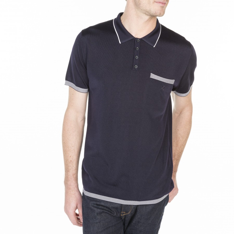 Camisa polo Fil Lumière com listras finas - Basso