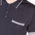 Striped Polo Fil Lumière Laurentin