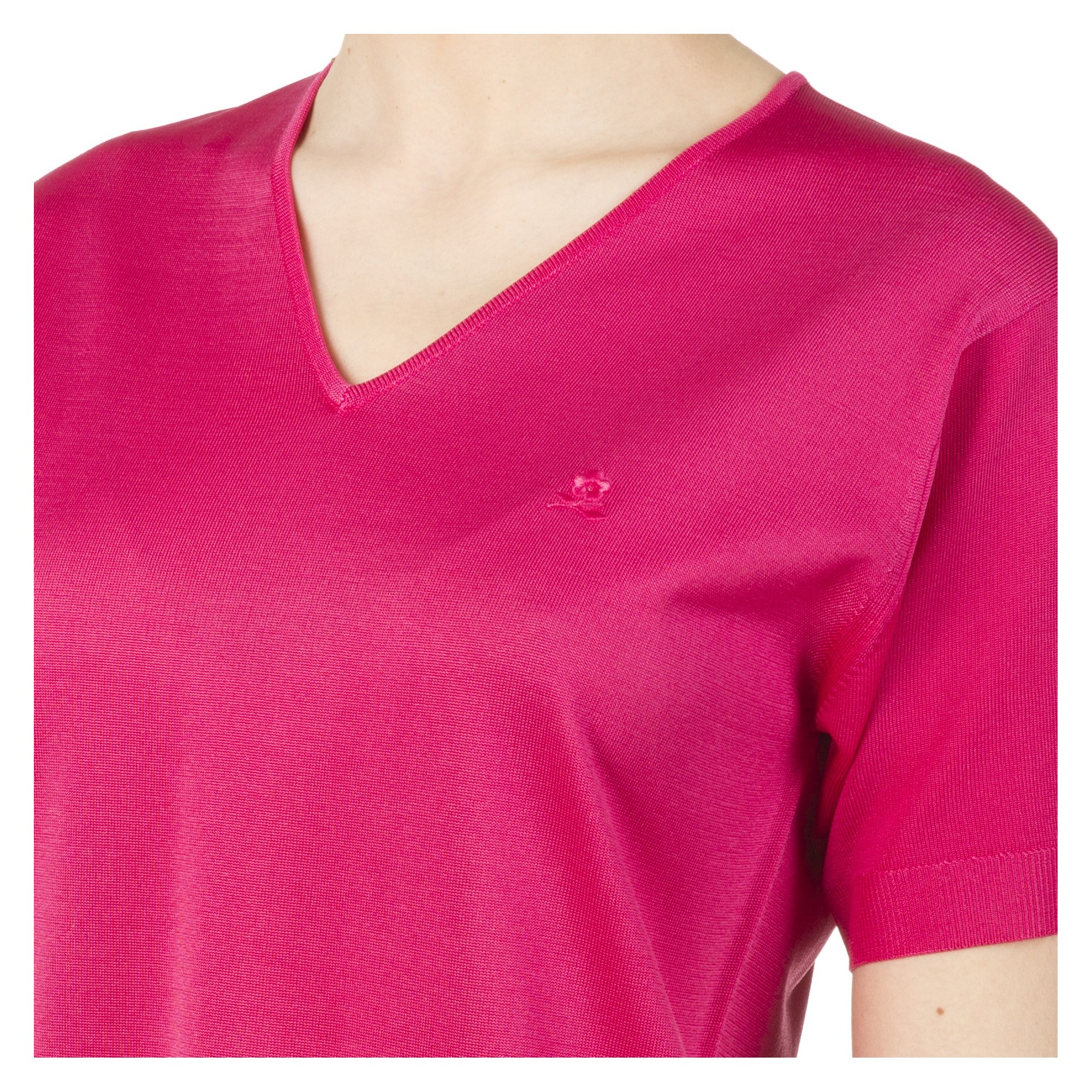 Woamn V collar tshirt Fil Lumière Débora