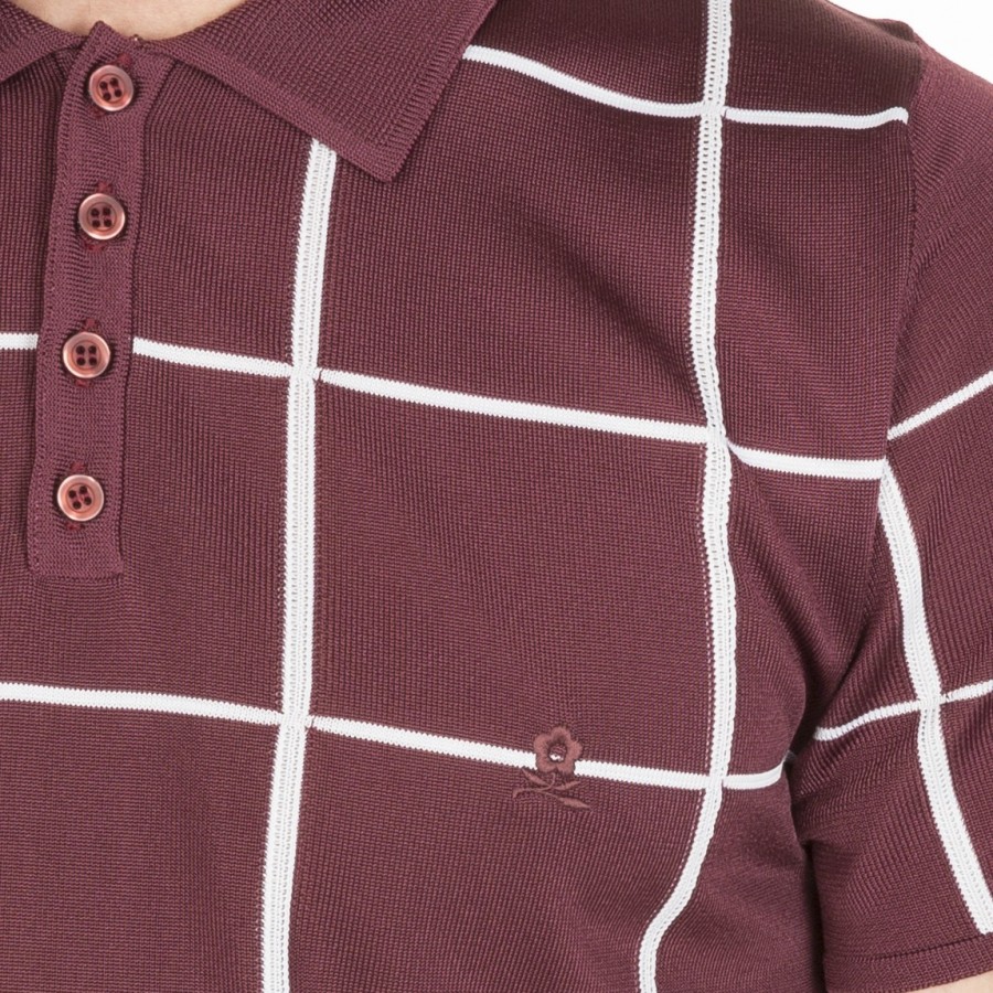 Men's Polo Shirt Fil Lumière - Marin