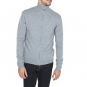 Gilet zippé en cachemire 2 fils sans poches Marc-Antoine