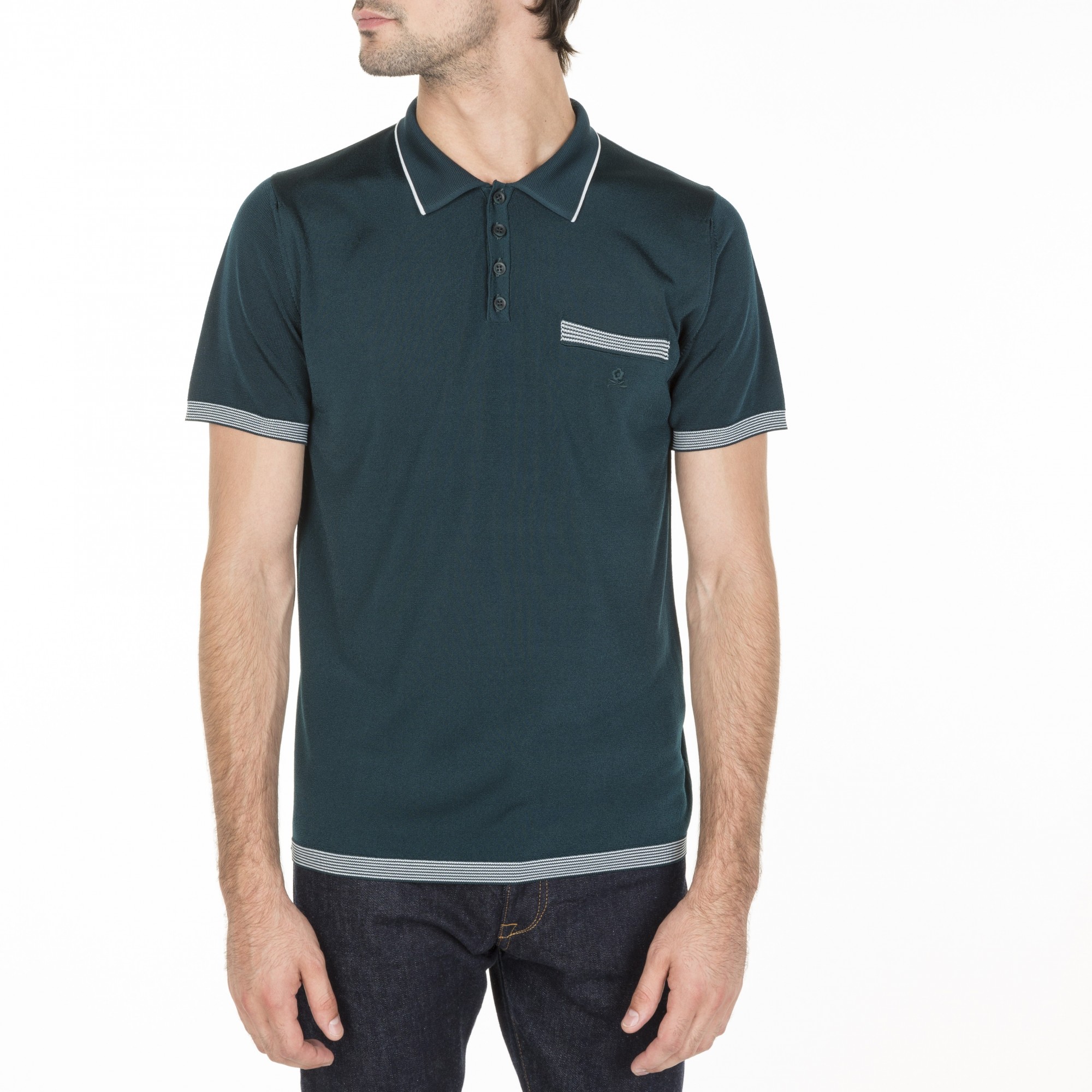 Striped Polo Fil Lumière Laurentin