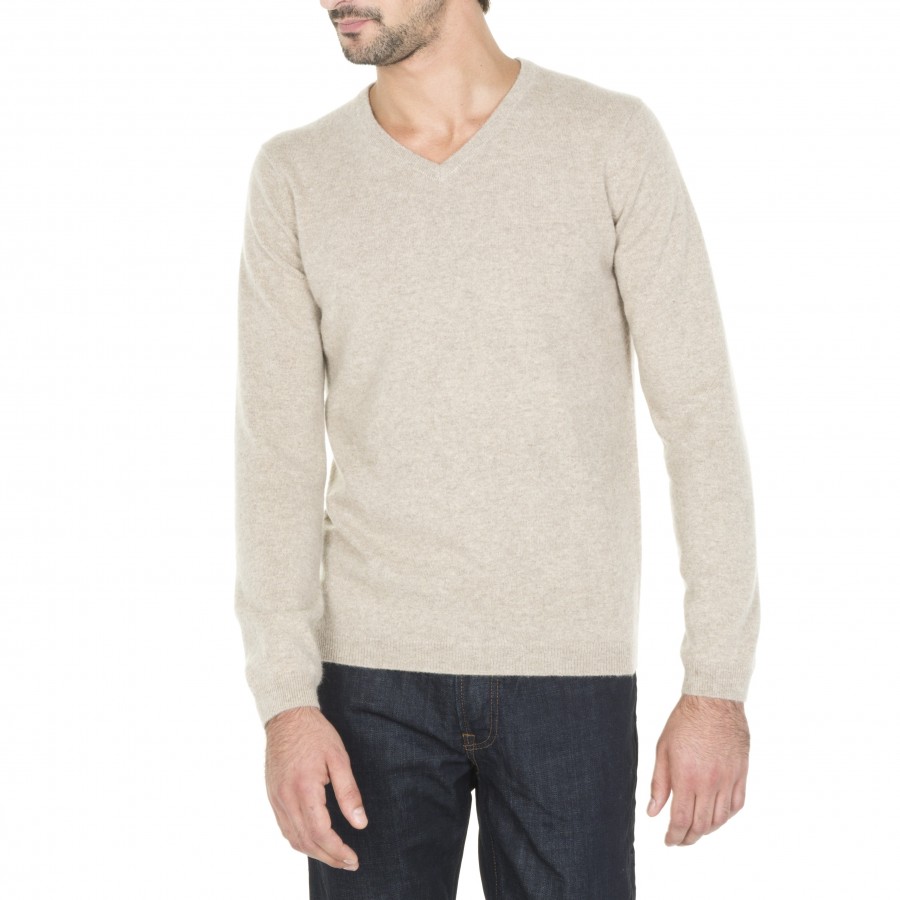 V neck cashmere sweater - Eden