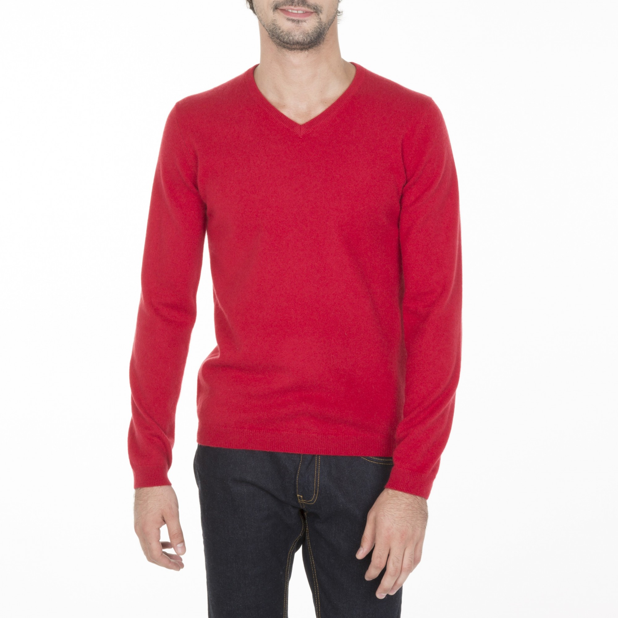 V neck cashmere sweater for men Eden