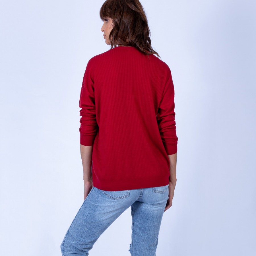 Suéter canelado oversized - Gladys