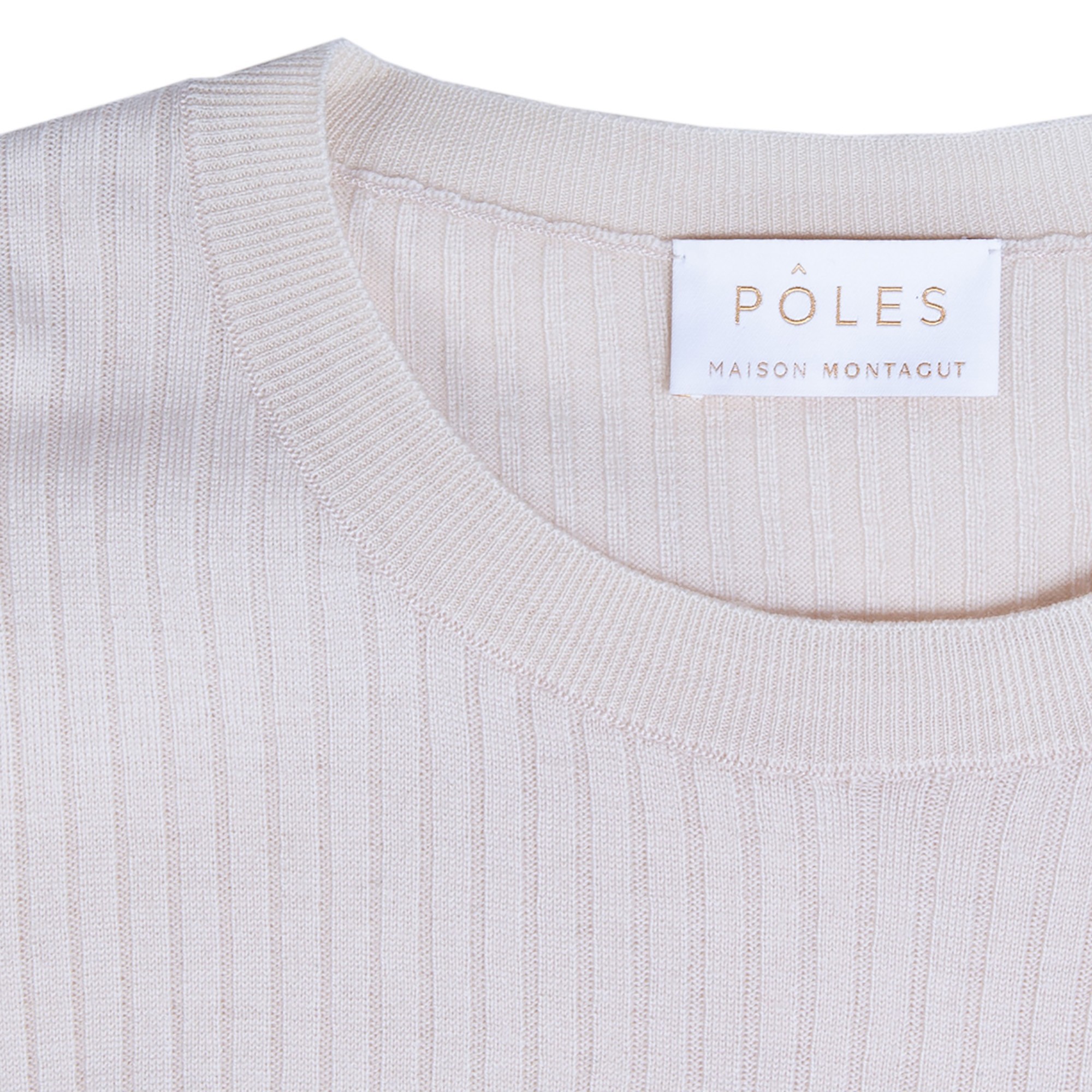 Pull oversize à côtes - Gladys 6360 Perle - 82 Ecru 