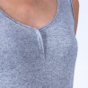 Débardeur en bambou cachemire - Hoatti 6344 Rafale - 09 Gris m