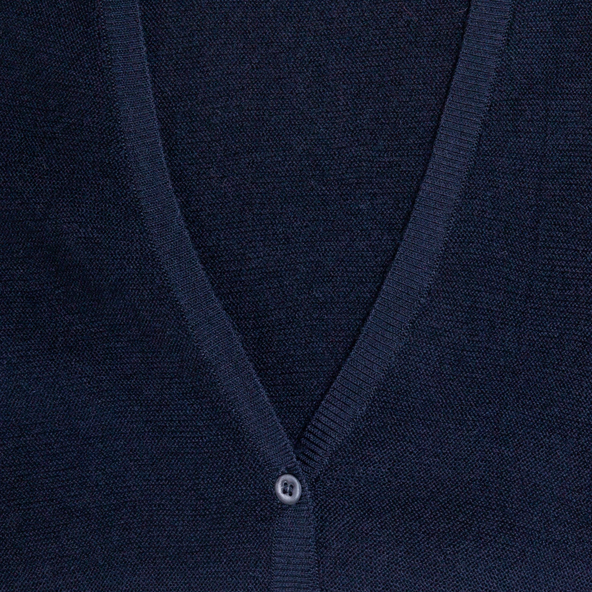 Gilet oversize en laine - Georgia 6340 Marine - 05 Bleu marine