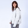 Pull à fleurs Maison Montagut x Martin Morel - Galati 6380 Perle grege - 13 Beige m