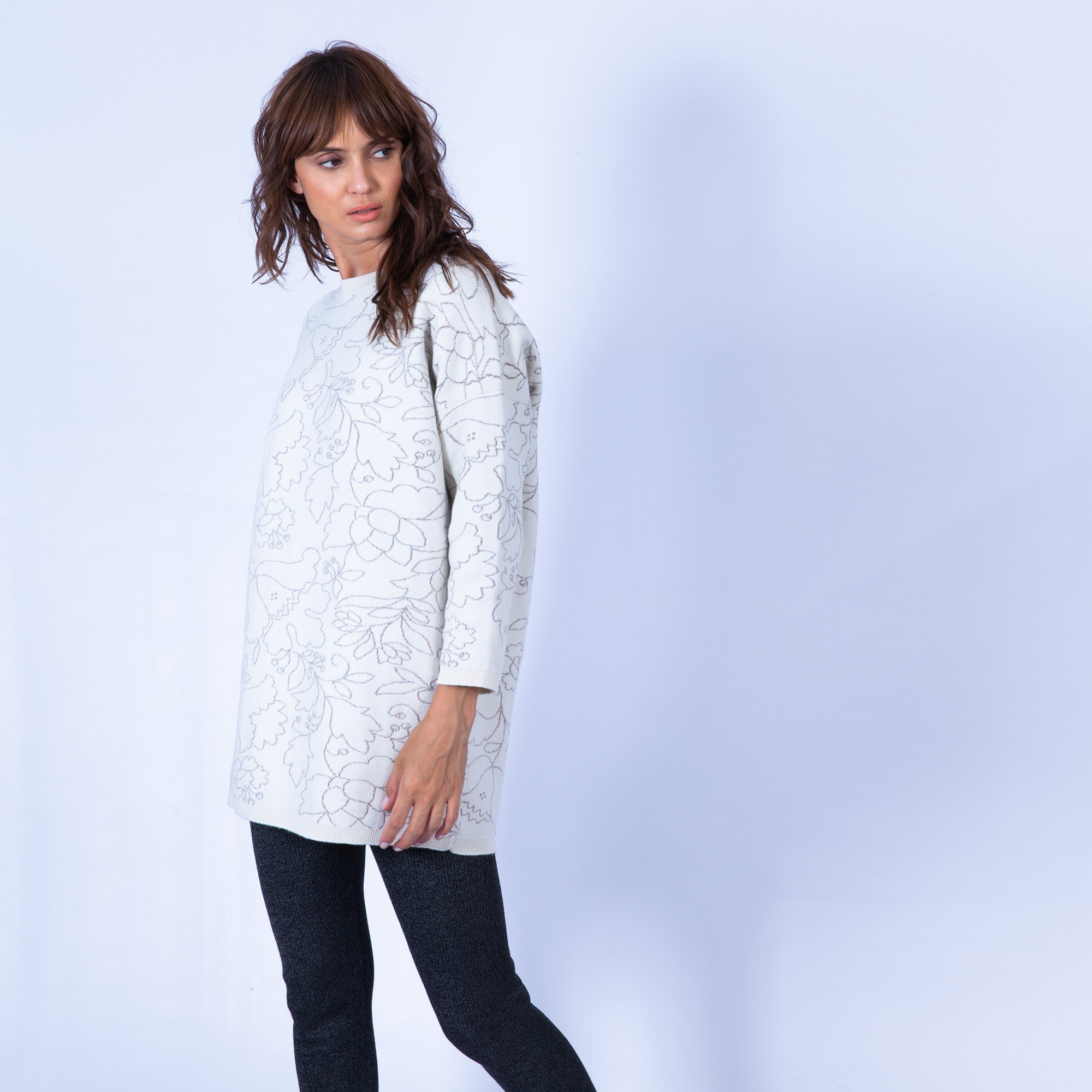 Pull à fleurs Garulla