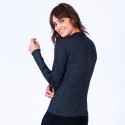 Pull chaussette col montant - Ginette 6310 Noir - 01 noir