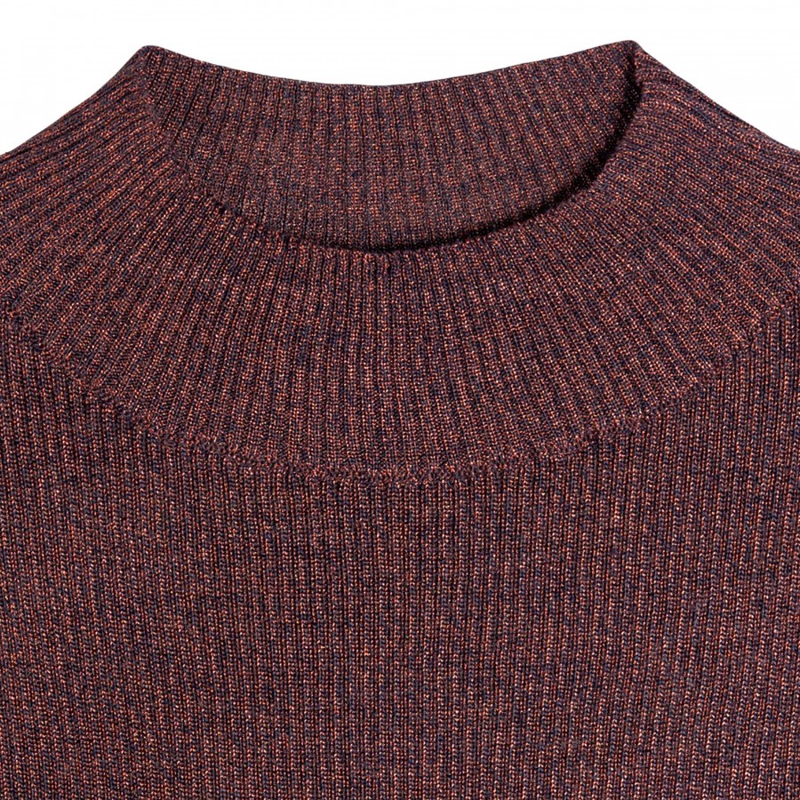 Skinny ribbed polo-neck - Ginette