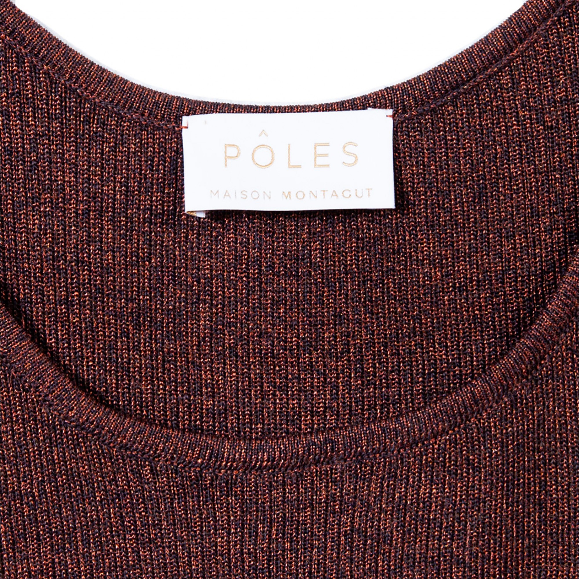 Débardeur en laine mélangée- Georgie 6371 Santal - 20 Rouge foncé