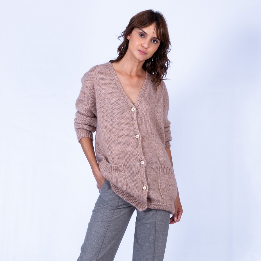 Gilet oversize en mohair Gabel