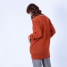 Gilet oversize en mohair Gabel 6371 Santal - 15 Orange
