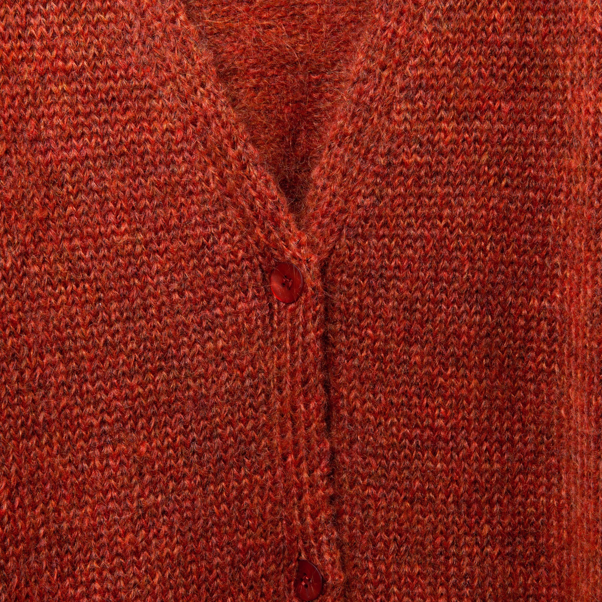 Gilet oversize en mohair Gabel 6371 Santal - 15 Orange