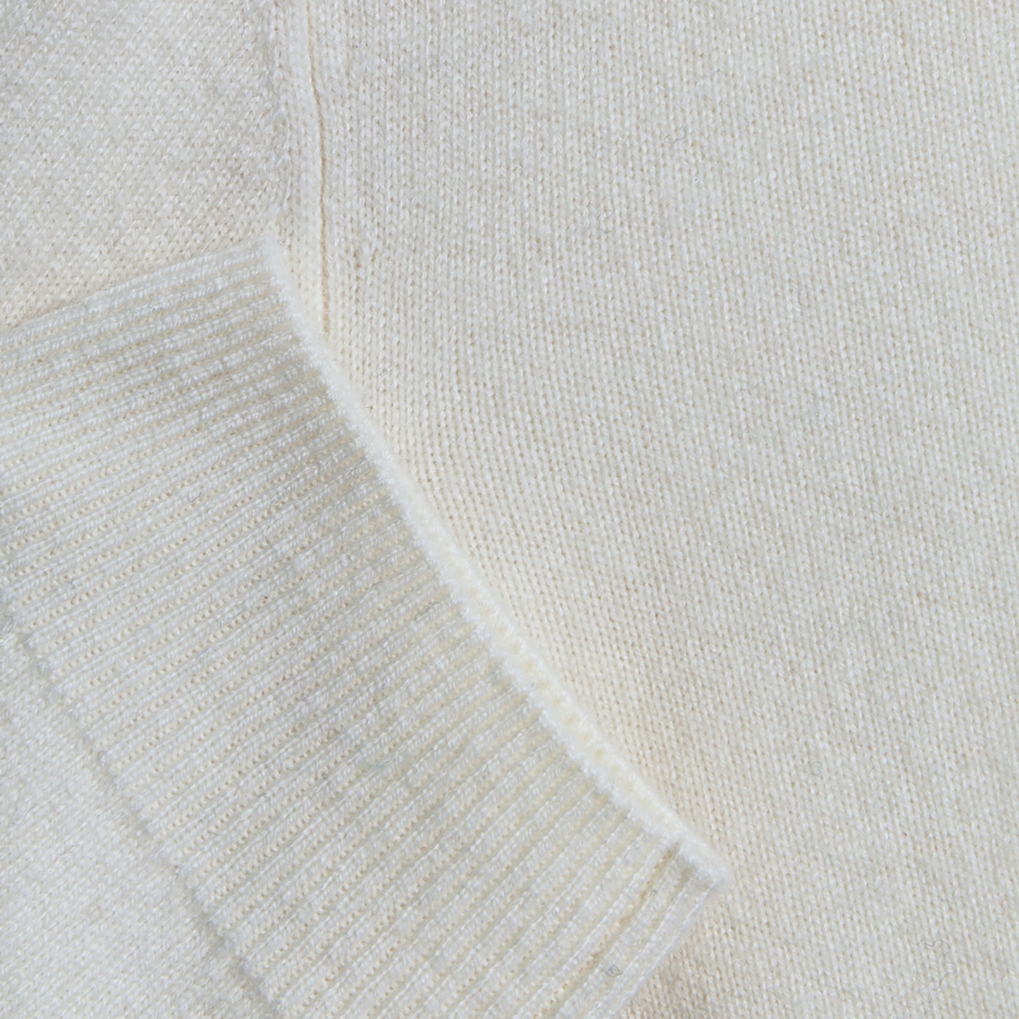 Pull col roulé en cachemire Felipe 6348 calcaire - 82 écru