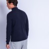 Pull col zippé en cachemire Filip 6340 Marine - 05 bleu marine