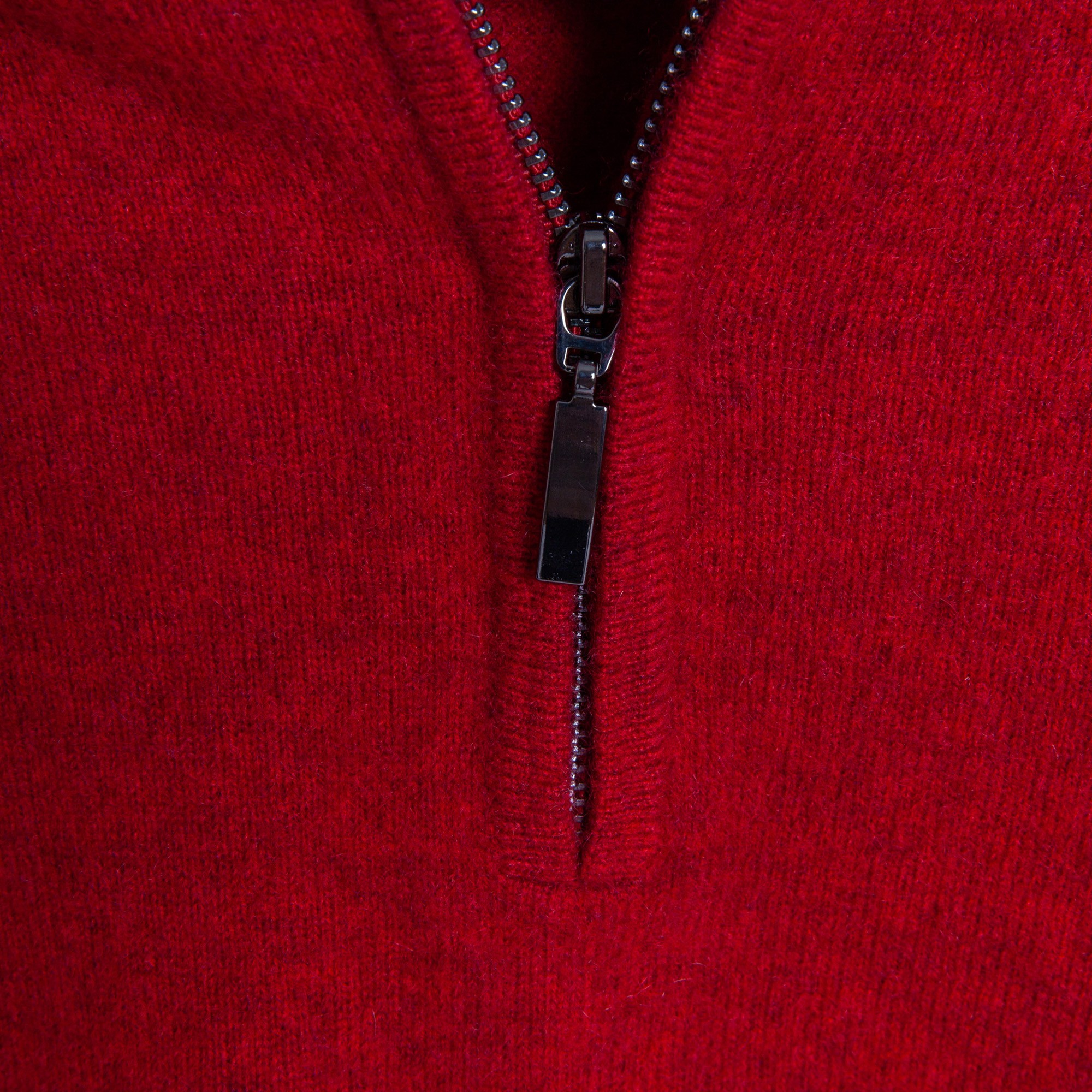 Pull col zippé en cachemire Flip