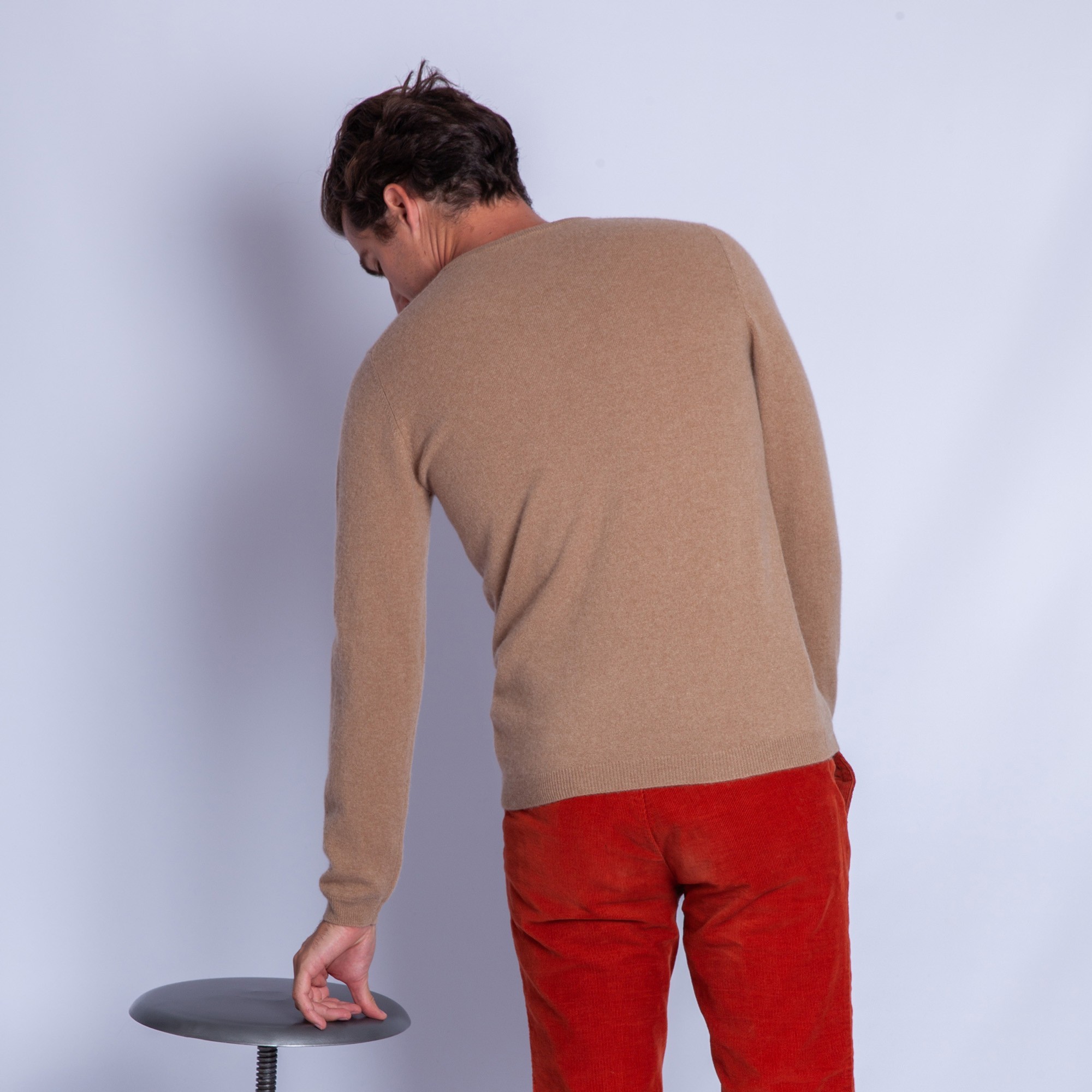 V collar cashmere sweater - Ferdinand