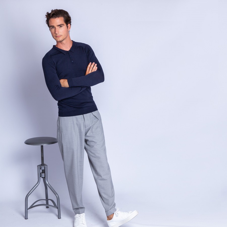 Wool and silk polo - Ferat