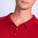Polo en laine et soie - Ferat 6343 imperial - 52 rouge