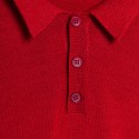 Polo en laine et soie - Ferat 6343 imperial - 52 rouge