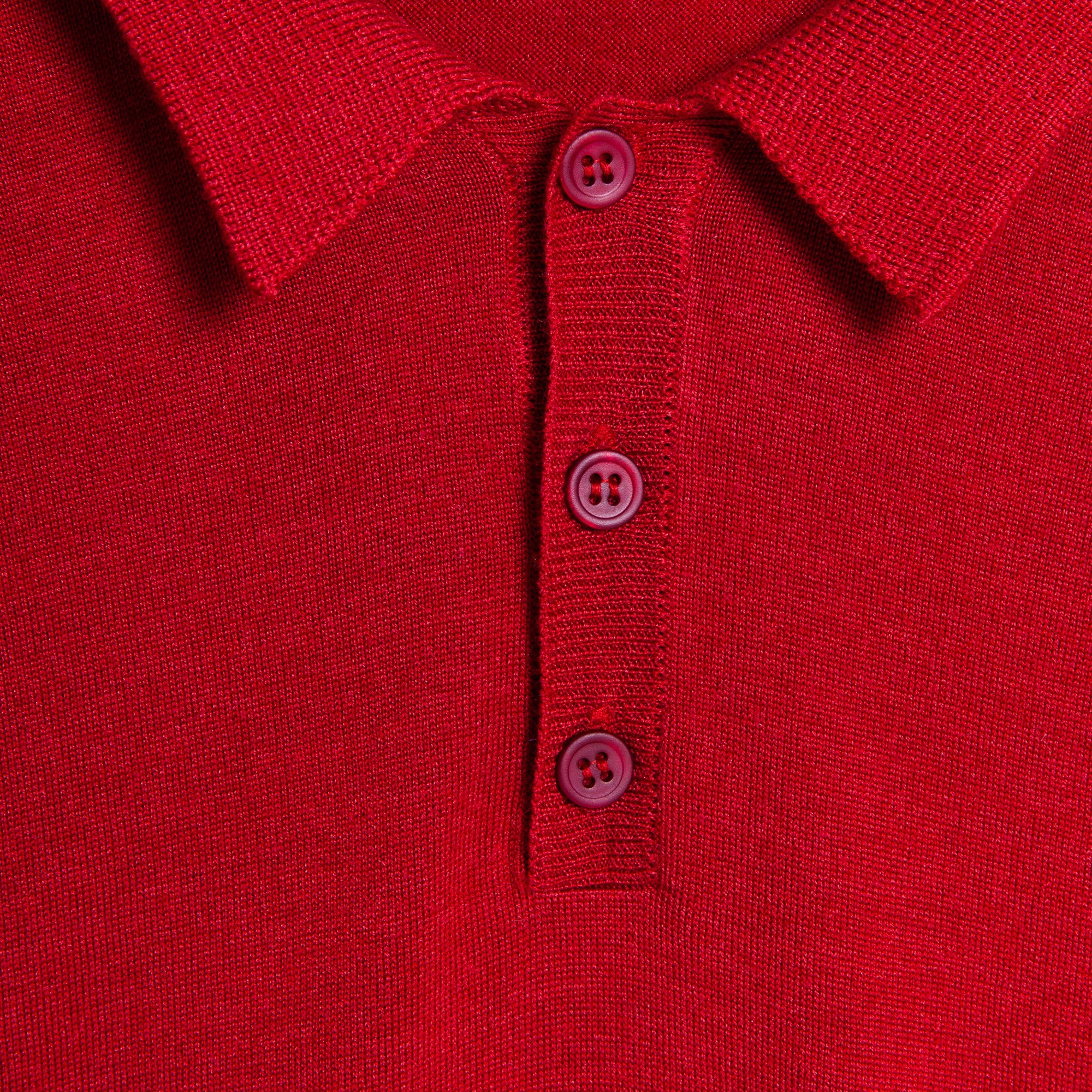 Polo en laine et soie - Ferat 6343 imperial - 52 rouge