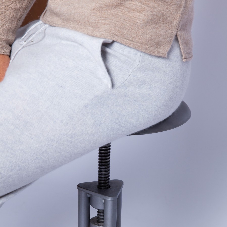 Cashmere jumper with grandad neckline - Olivier