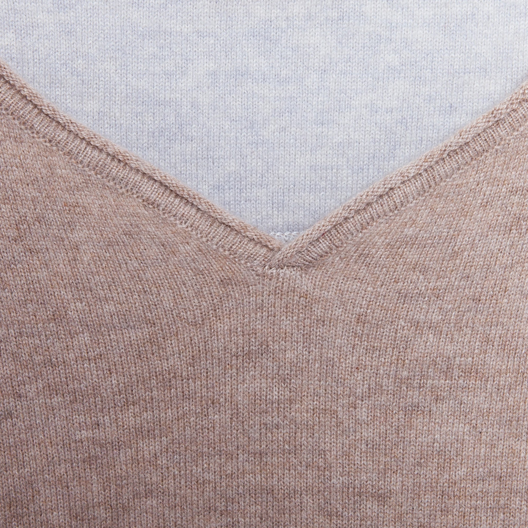 Cashmere jumper with grandad neckline - Henry