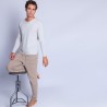 Cashmere jumper with grandad neckline - Henry