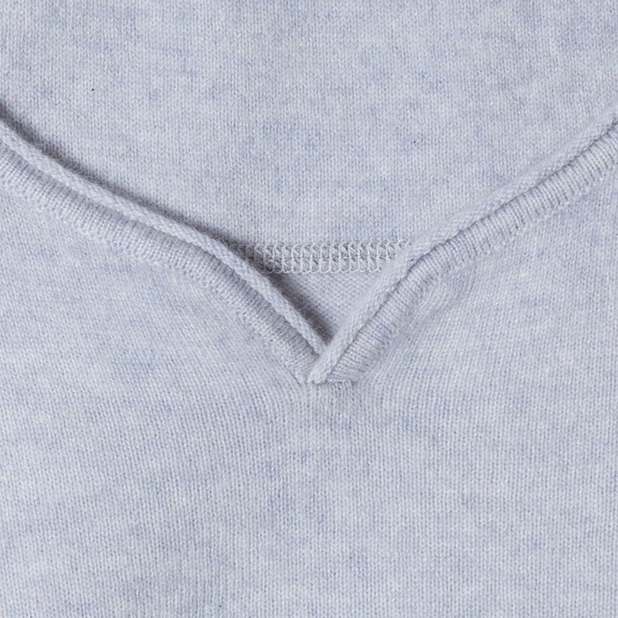 Suéter de cashmere com gola tunisiana - Olivier