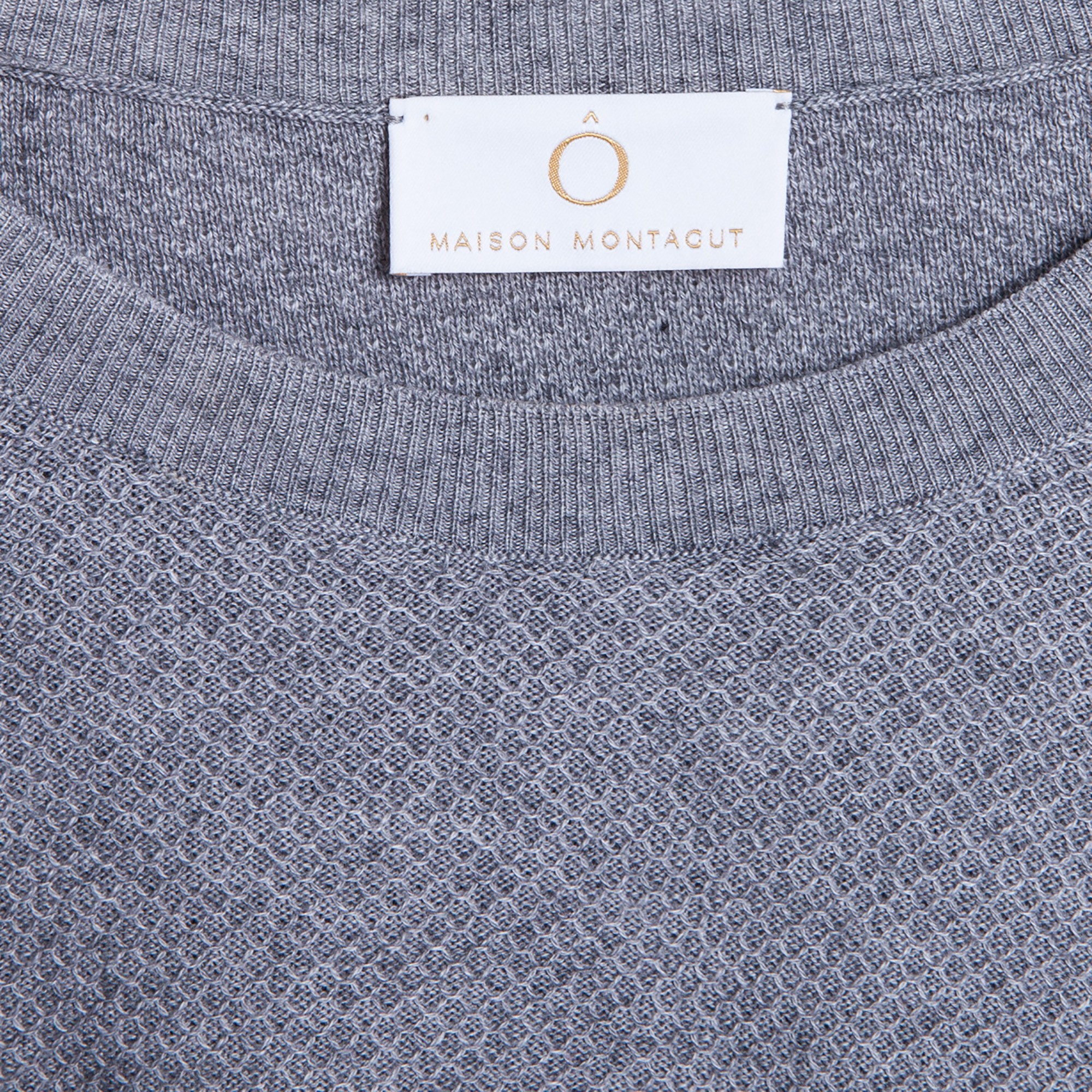 Cotton  and cashmere crew neck jumper - Hizoka