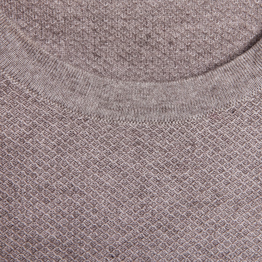 Cotton and cashmere round neck T-shirt - Hideo