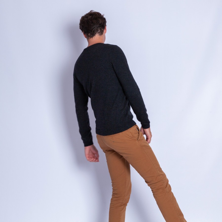 Suéter de cashmere com gola redonda - Faustin