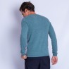 Pull en cachemire Faustin 6347 ruisseau - 22 vert moyen