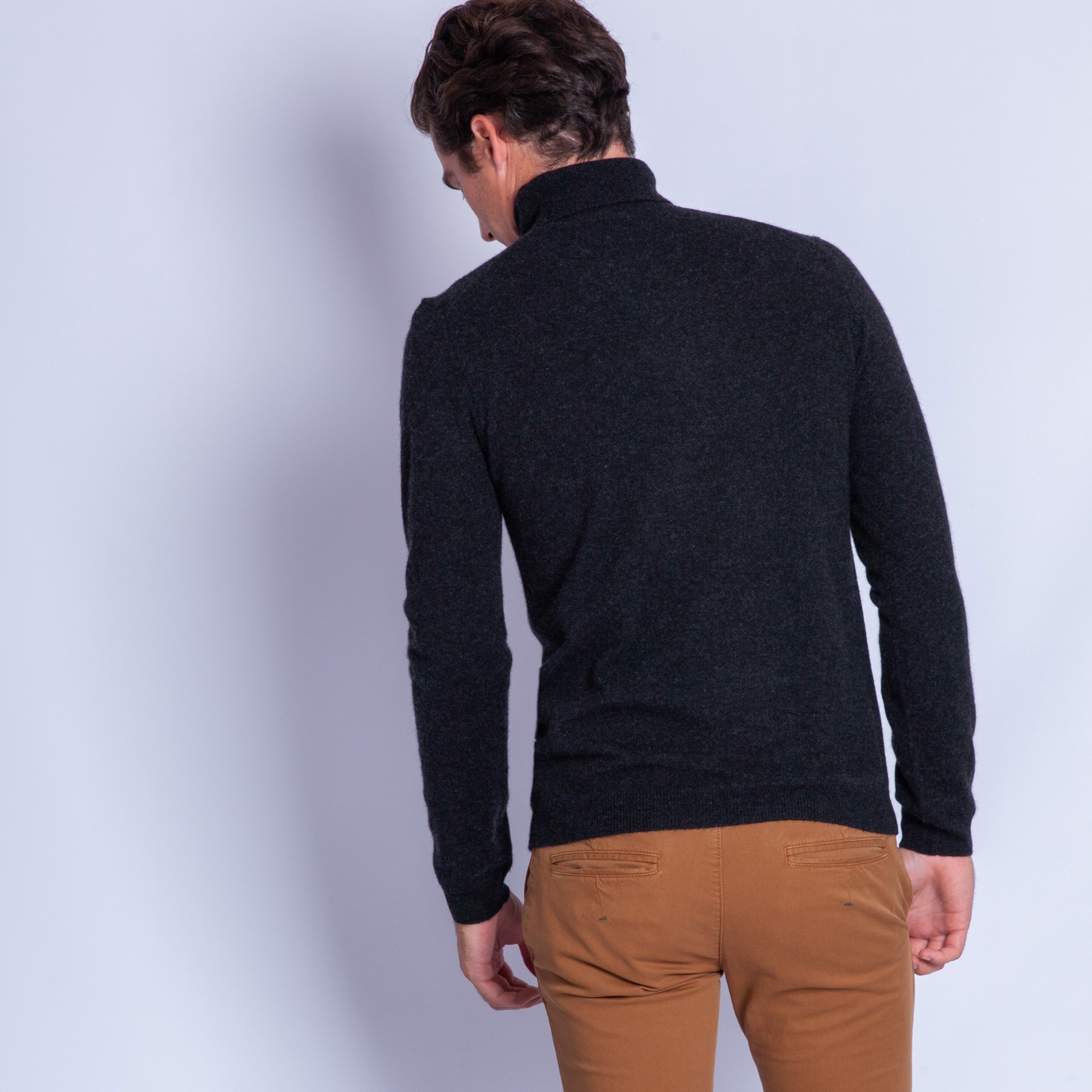 Pull col roulé en cachemire Felipe