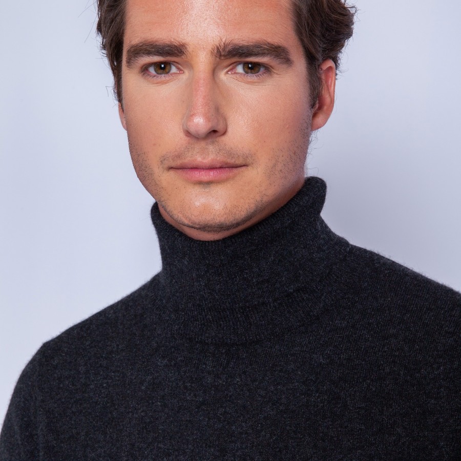 Suéter de cashmere com gola alta - Bruno