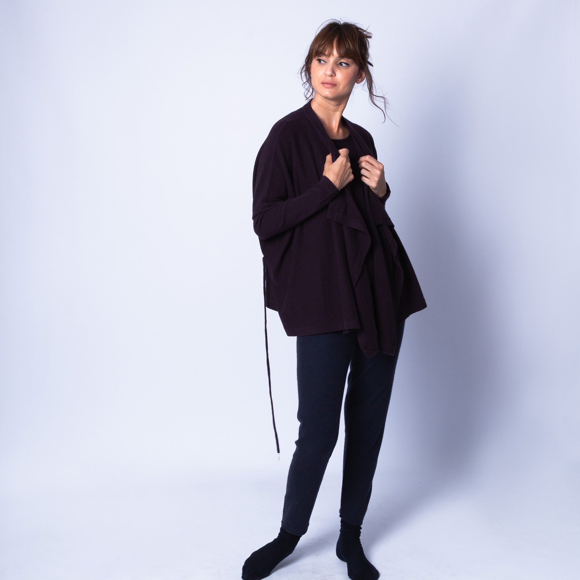 Sleeveless kimono cardigan – Harriet